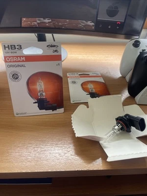 Genuine OSRAM HB3 9005 12V 60W Headlight Bulbs x2 Sets – New/Unused - Image 1 of 4