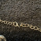 Vintage Spiral cluster silver tone necklace broken needs repair — photo 9