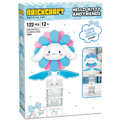 キティーセット Brickcraft Cinnamoroll Flower Vase 122pc Building Kit 72268SAN New