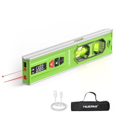 3-in-1 Laser Level /65Ft Laser Distance Measure/Magnetic Torpedo Level, 9 in ...