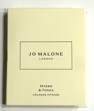 JO MALONE Myrrh Tonka Cologne Sample Vial Travel Size, New Ships Free