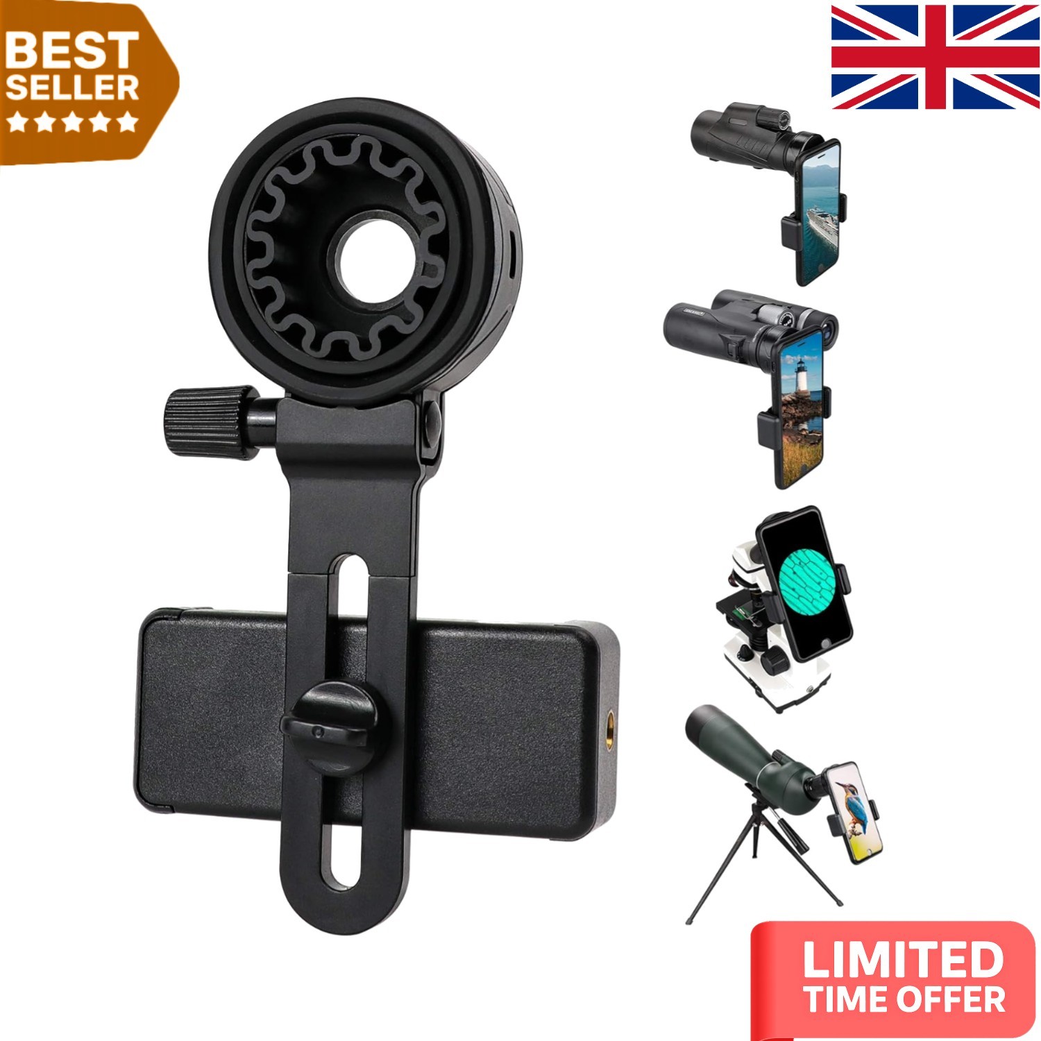 Universal Telescope Phone Adapter - Effortless Smartphone Mount for Adventure