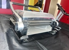 Wolfgang Puck Bistro Collection Electric Grill Griddle Stainless Steel Non-Stick