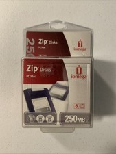 NEW 8 Pack of Iomega 250MB Zip Disks PC/Mac