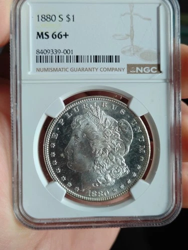 1880-S San Francisco Morgan Silver Dollar UNC MS66+ NGC