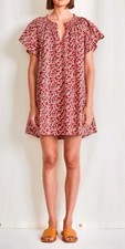 Apiece Apart Deia Mini Dress in Mango Bouquet - size S