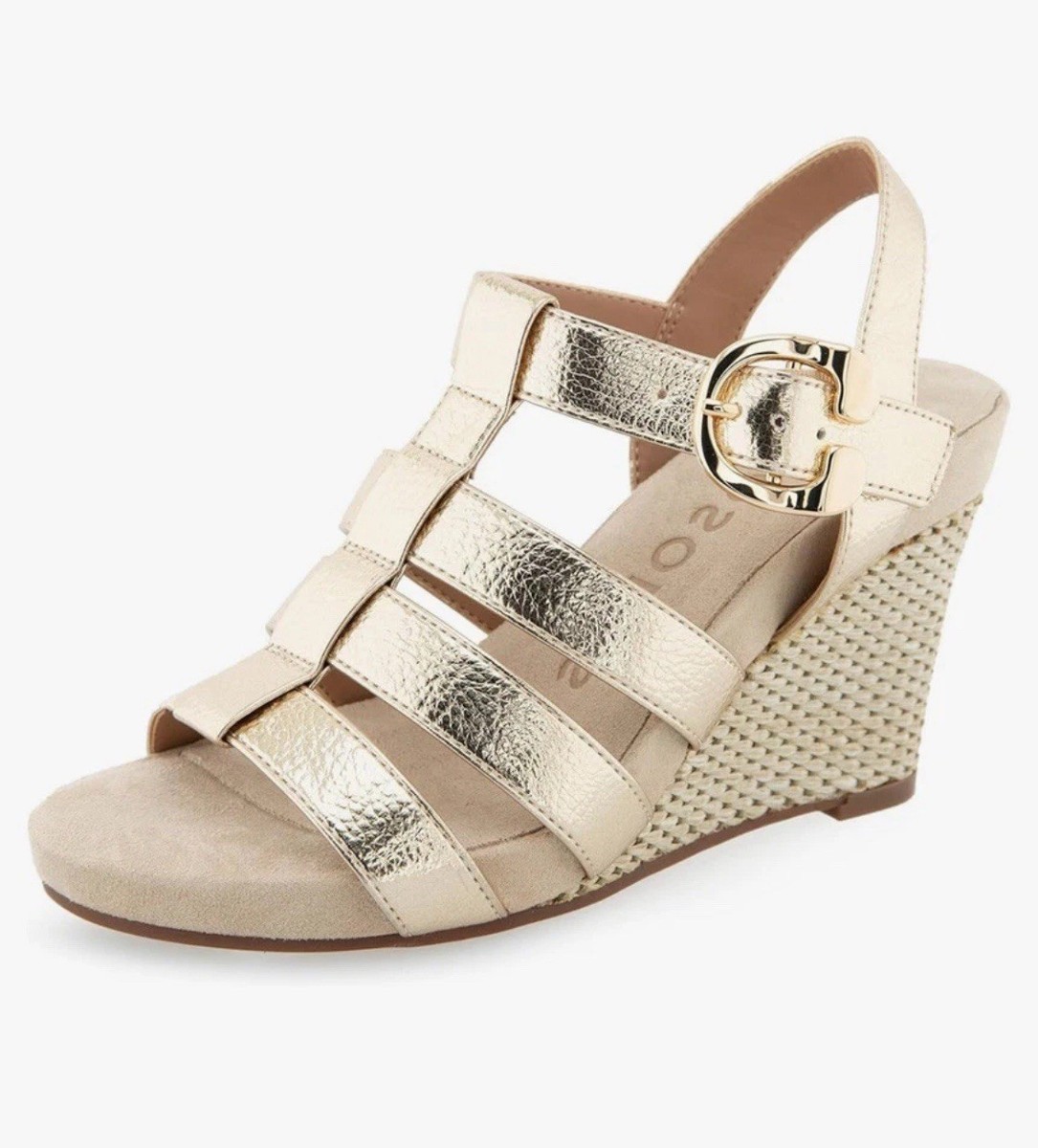 Aerosoles Metallic Dress Sandals Aerosoles Elliot Lug Sole Block