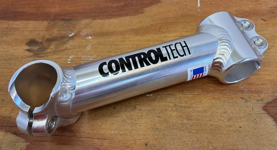 NOS 1" Control Tech Control Ahead Road Threadless Stem Silver 130mm NIB 0d - Image 4 of 4
