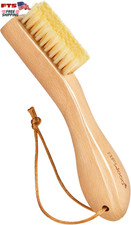 Laundry Stain Brush Natural Boar Bristle Gentle Fabric Cleaning Tool