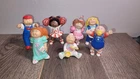 Vintage 1984 Cabbage Patch Kids Mini PVC Figures Lot Of 7 - (2''- 3'')
