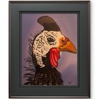 Guinea Fowl Art Print 8x10 Signed Giclee Suspicious Character Bird Wall Art Gift — photo 7