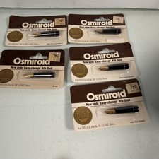 Lot of 5 Osmiroid Easy Change Specialst NIB Unit 22k Gold Plated See Pictures