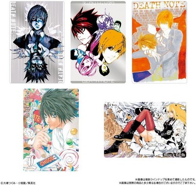 BANDAI DEATH NOTE Wafer Card Collection 20 Packs Box from Japan JP
