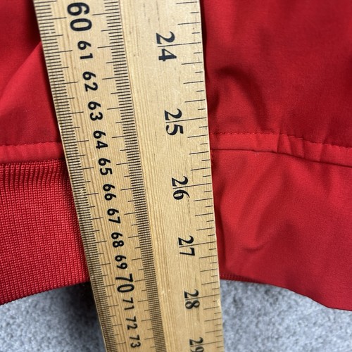 Bunnings Bomber Jacket Mens L Large Red Full Zip Pockets Quilted Workwear - Bild 3 von 7