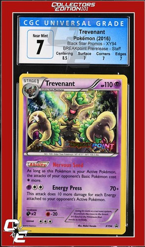 Trevenant graded CGC 7 for sale on eBay