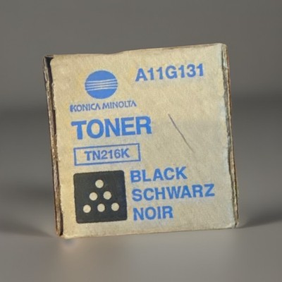 KONICA MINOLTA TONER CARTRIDGE BLACK TN216K A11G131 BIZHUB C220 C280