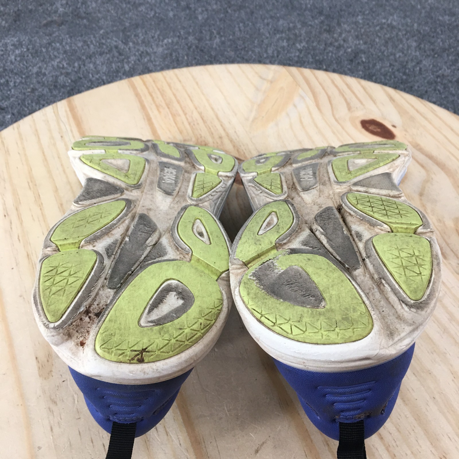 Hoka One Shoes Womens 7.5 B Blue Bondi 8 Running Casual Sneakers Mesh Low Top thumbnail 9