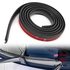 5.6FT/1.7M H-Type Black Rubber Car Windshield Weather Strip, Weather Stripping