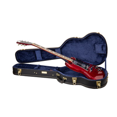 CRW520SG SG Electric Guitar Case, For Gison SG And Similar Style Electric Guitar Wood Shaped Case