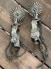 Beautiful Argentine Conquistador Fancy Wedding Vintage Gaucho Cowboy Spurs