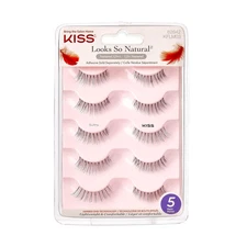 KISS Looks so Natural, False Eyelashes, 'Sultry', 12 Mm, Includes 5 Pairs