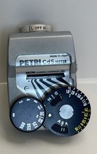 Vintage Petri CdS Shoe Mount Light Meter Made in Japan Analog Camera Accessory
