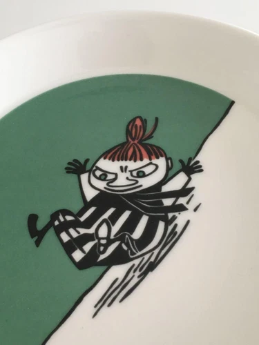 Moomin m226 Time Arabia Little My Plate Discontinued - Picture 3 of 6