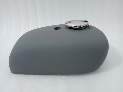 BSA A65 SPITFIRE HORNET 2 GALLON RAW STEEL PETROL FUEL GAS TANK With CAP | Fit - Picture 2 of 19