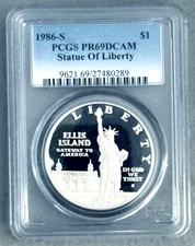 1886 S Statue of Liberty  $1 PR69DCAM