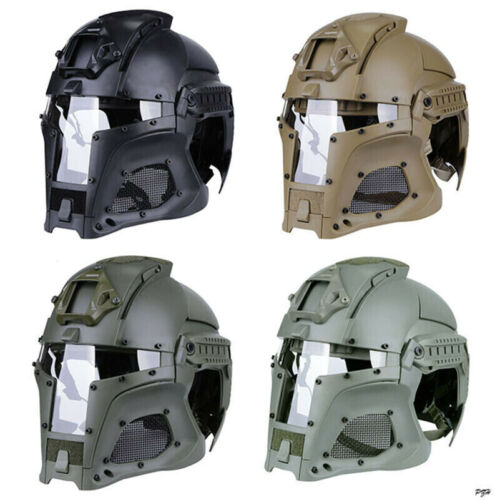 WoSporT Tactical Airsoft Medieval Iron Warrior Helmet with Mask Vintage  1*Set