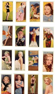 CARRERAS - BERÜHMTE FILMSTARS von 1935 Sie wählen die Karten die Sie wollen - neuwertig
