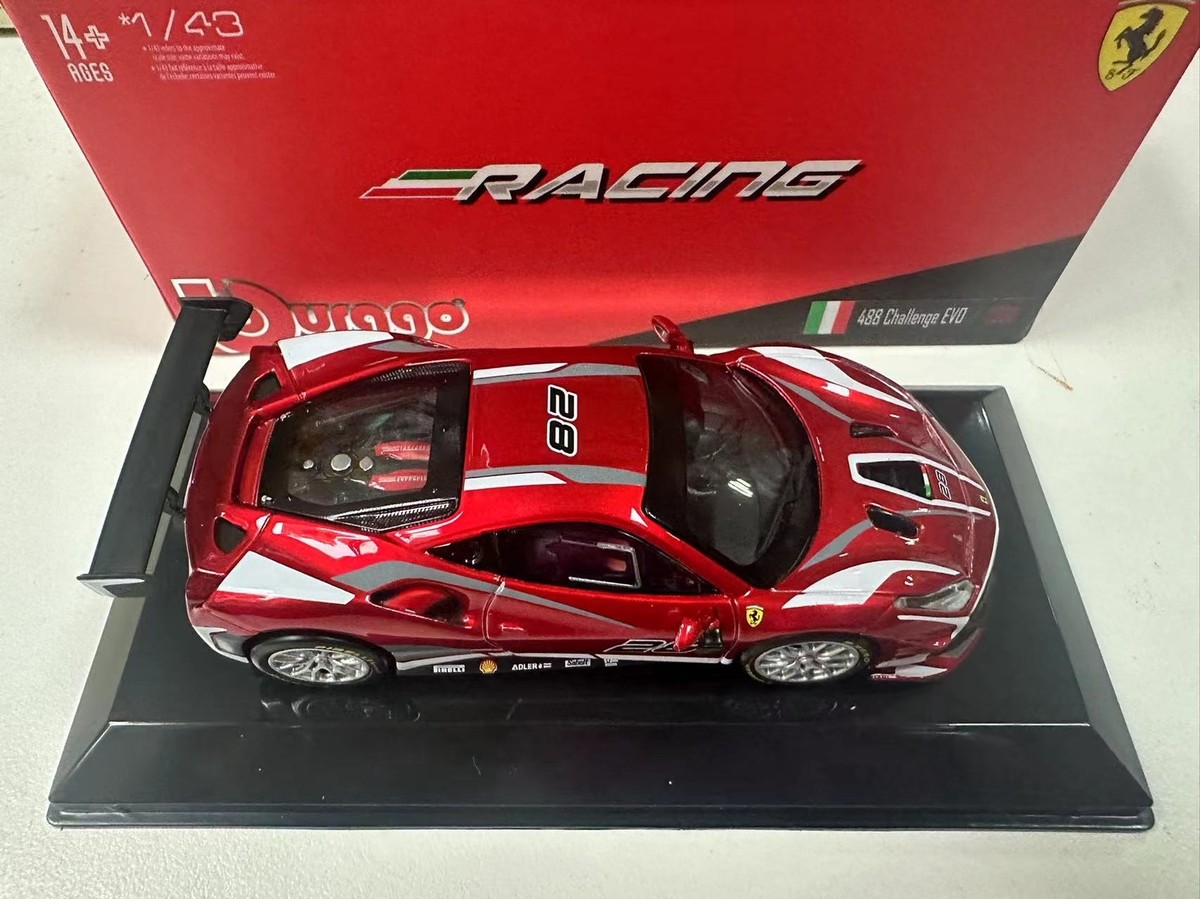 Bburago 1:43 Ferrari 488 Challenge EVO 2020 Diecast Model Car
