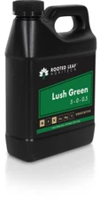 Rooted Leaf Agritech Lush Green - Carbon Based Nitrogen & Aloe Fertilizer Quart