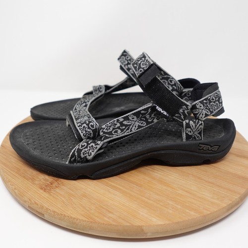 Sandalia deportiva de senderismo Teva Hurricane 6577 negra/gris talla 9 para mujer - Imagen 7 de 12