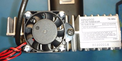 Kenwood TK-862, Heatsink Fan Bracket (Similar Models See Description)