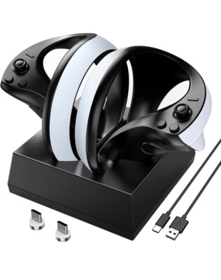 PS VR2 Charging Station for Sony PS VR2 Sense Controllers, PS VR2 Charging Dock 