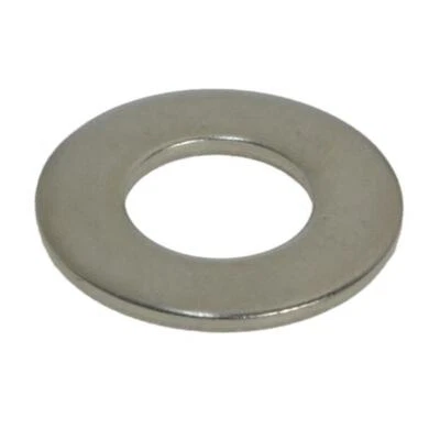 Pack of 200 Stainless G304 5/16" x 5/8" x 18g (M8 x 16mm x 1.2mm) Flat Washers - image 1 of 2