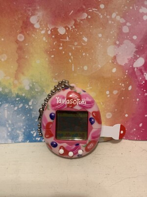 Official Bandai Tamagotchi 2017 Pink Strawberries Virtual Pet game