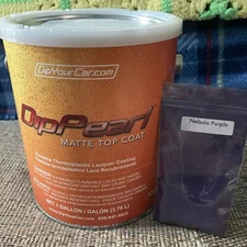 Dip Your Car,  Pearl Top Matte Coat With Nebula Purple Colorant.