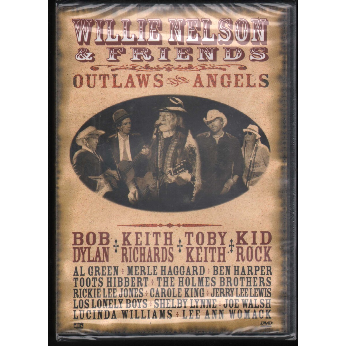 Willie Nelson E Friends DVD Outlaws And Angels Eagle Vision – EREDV418 Sealed