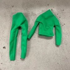 SU-CH-BS-GRN: 1/12 Green bodysuit for 6" Muscular Action Figure Body