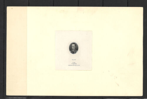 1904 Venezuela, RARE ESSAY, DIE PROOF, BOLIVAR $$