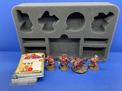 Warhammer Underworlds - Magores Unholde / Magore's Fiends BEMALT + foam