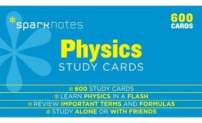 NEU BOX - SPARK NOTES PHYSIK 600 STUDIENKARTEN wichtige Begriffe & Diagramme Spark