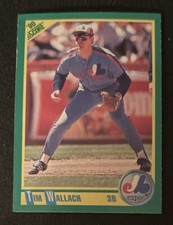 1990 Score Tim Wallach Baseball Card #192 Expos 3B Poor Bad Corners Edges O/C