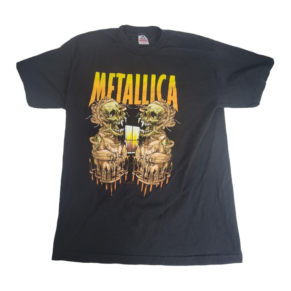 Vtg 2000 Metallica T-Shirt Pushead Summer Sanitarium Tour