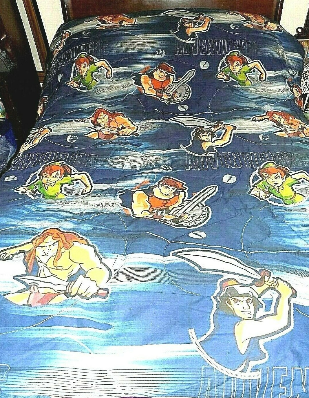 Disney Full Sz Bed Comforter Peter Pan 