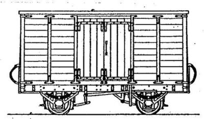 Dundas Tralee und Dingle Railway Überdachter Güterwagen Bausatz DM70