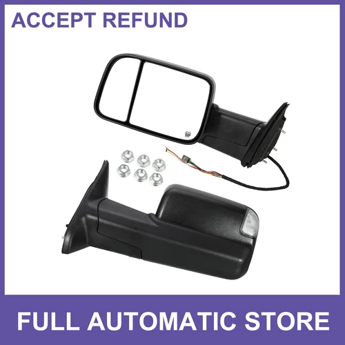 Side Towing Mirrors 1 Pair Custom for Dodge for Dodge for Ram 1500 2500 3500