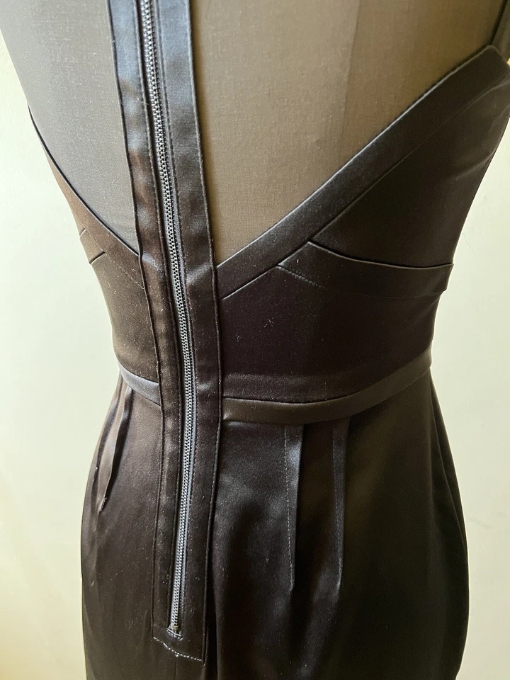 VESTIDO NEGRO SCANDAL THE LIMITED COLLECTION TALLA 0 Corsé Gótico Ajustado Vampiro Foto 3 de 4